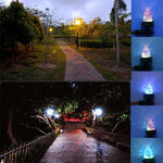 LED発光芝生スプリンクラー 自動散水器 ガーデン屋外灌漑ノズル 庭用 LED芝生スプリンクラー