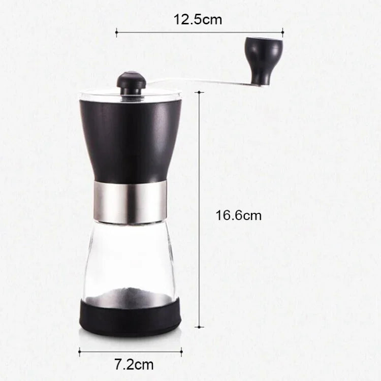携帯用コニカルバー手動スパイスハーブ手挽き機コーヒーグラインダー、容量: 20g、容量: 20g