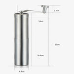 ポータブルコニカルバーミル 手動ステンレス製豆・胡椒用ハンドクランクコーヒーグラインダー ギフトボックス包装、コーヒー豆グラインダー