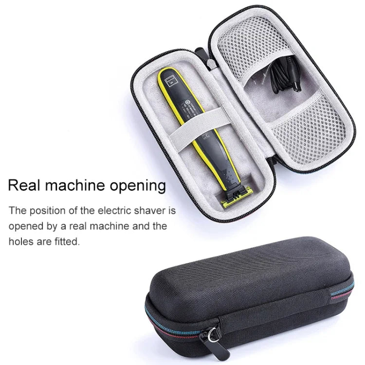 携帯用EVA衝撃吸収バッグ Philips OneBlade用シェーバー収納バッグ紐付き Philips OneBlade用