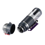 Teloy TNY-9601 650ML ポータブルスナップキャップスペースカップボトル、適用水温：-20～120度、TNY-9601（ダークグレー＋レッド）