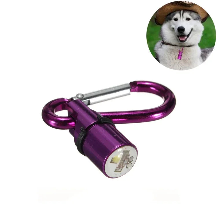 アルミ製LED点滅安全ナイトライト ブリンカー ペット用ペンダント 犬・猫用 ランダムカラー配送 ナイトライトブリンカー