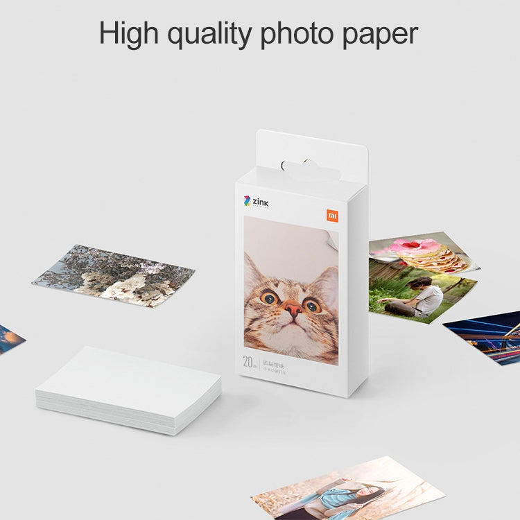 50枚入り Xiaomi 純正プリント写真用紙 Xiaomi ポケットフォトプリンター用、ポケットフォトプリンターペーパー