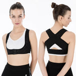 女性用 超薄型 猫背矯正 肩サポート タイトフィット 整形外科用ベルト サイズ:XL, XL