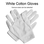 12 Pairs Pure Cotton Working Gloves, Thickened， Size：Free Size, Thickened， Size：Free Size
