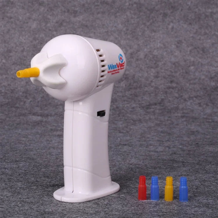 WaxVac 電動やさしく効果的な耳掃除器 大人子供用耳掃除デバイス 耳ケアツール 1個