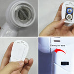 WaxVac 電動やさしく効果的な耳掃除器 大人子供用耳掃除デバイス 耳ケアツール 1個