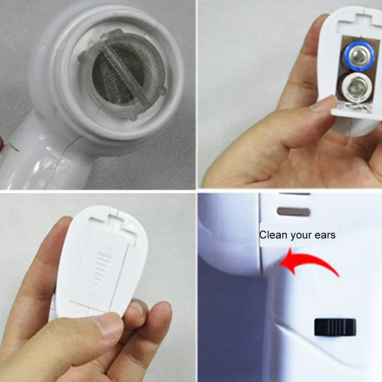 WaxVac 電動やさしく効果的な耳掃除器 大人子供用耳掃除デバイス 耳ケアツール 1個
