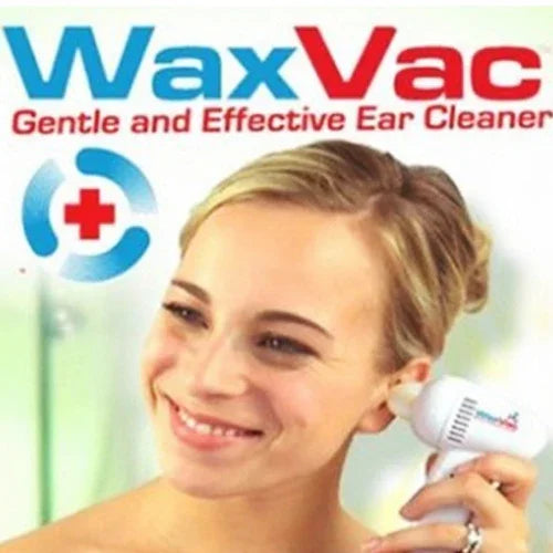 WaxVac 電動やさしく効果的な耳掃除器 大人子供用耳掃除デバイス 耳ケアツール 1個