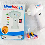 WaxVac 電動やさしく効果的な耳掃除器 大人子供用耳掃除デバイス 耳ケアツール 1個