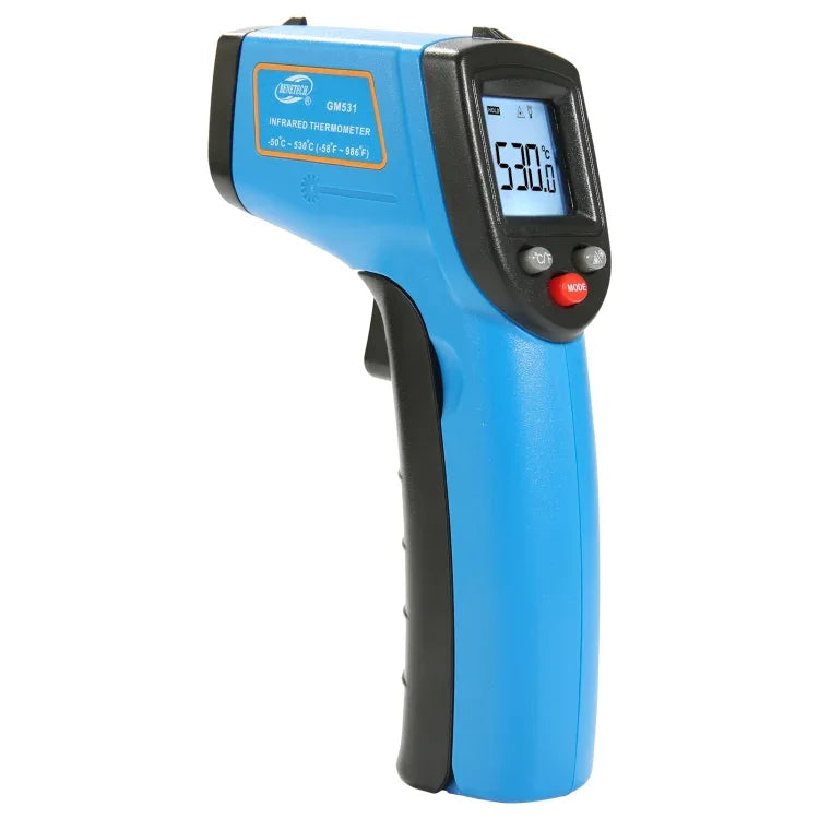 BENETECH GM531 ハンドヘルド調理用デジタル赤外線温度計 測定範囲: -50~530℃, GM531