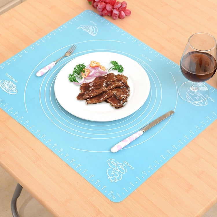 2個セット 多目的ベーキング必需品 シリコーンこね台/粉台/断熱食事台 ランダムカラー配送
