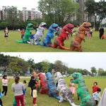 インフレータブル恐竜大人用コスチューム ハロウィン膨張ドラゴン衣装 パーティーカーニバル衣装 男女兼用