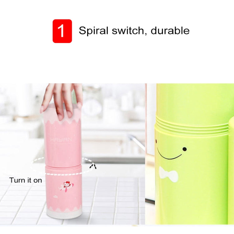 創造的5-in-1携帯用うがいカップ シャンプーサブボトル コーム メイクアップミラー トラベル洗面キット 標準セット 5-in-1