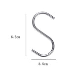 kn082 10 in 1 Stainless Steel Kitchen Tool Hook Set, 10 in 1 Hook Set