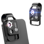 APEXEL APL-MS002BK 200X HDユニバーサルポータブルスマホ顕微鏡 LEDライト付き、APL-MS002BK
