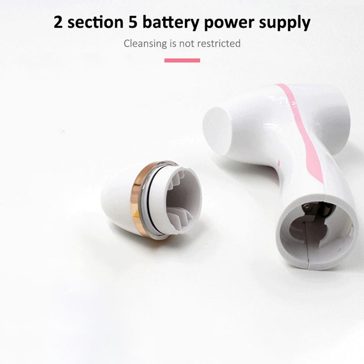 CNaier AE-868 電池式シリコーン超音波振動フェイススキンケア電動フェイシャルクレンザー、AE-868（ピンク）、AE-868（ブルー）