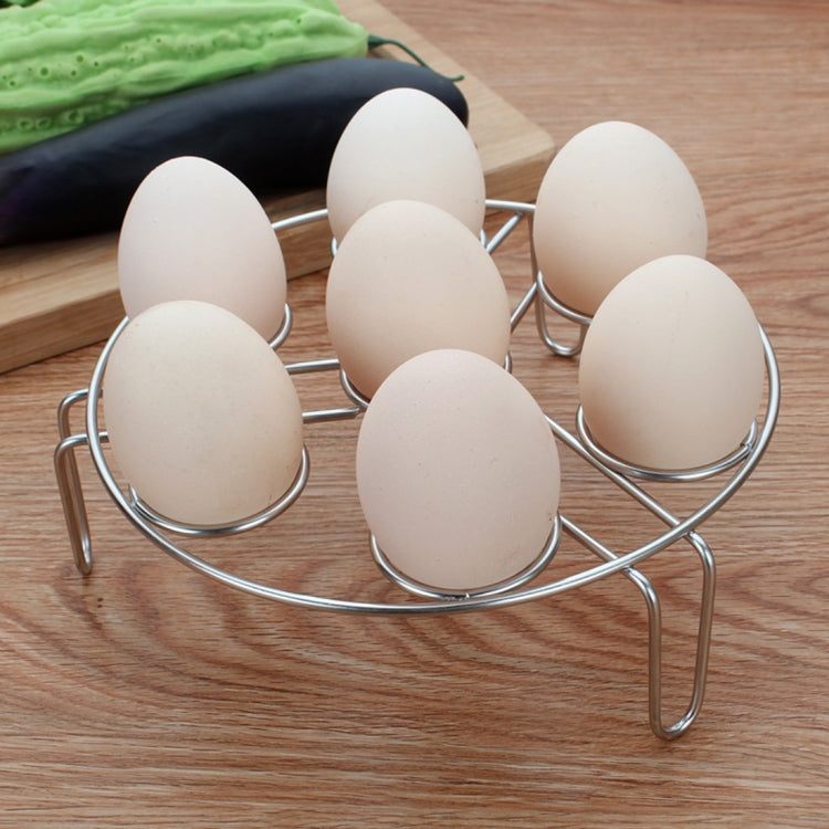 蒸し器ラックバスケット 卵・野菜蒸し用トリベット インスタントポット圧力鍋用 直径17.5cm、高さ4.5cm、直径17.5cm、高さ4.5cm