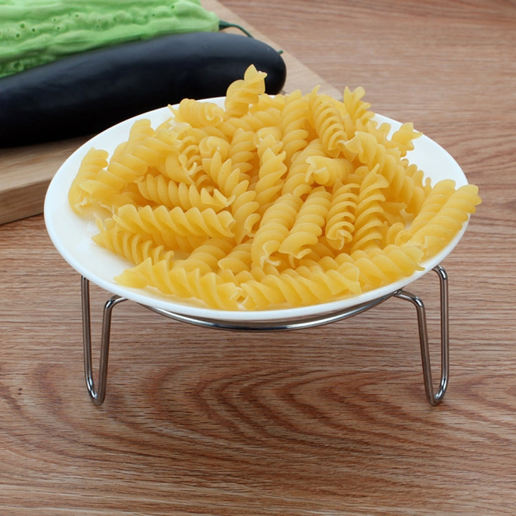 蒸し器ラックバスケット 卵・野菜蒸し用トリベット インスタントポット圧力鍋用 直径17.5cm、高さ5.5cm、直径17.5cm、高さ5.5cm