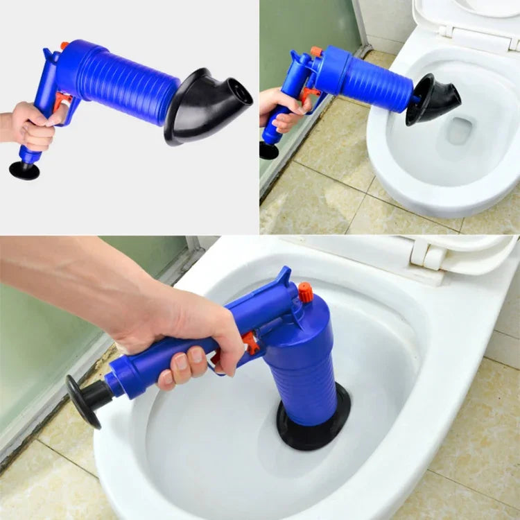 キッチン・トイレ高圧排水パイプ シンク用エアパワーブラスタークリーナー プランジャー詰まり除去器 高圧排水パイプ
