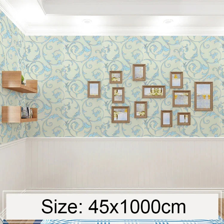 Morning Glory クリエイティブ 3D 石レンガ装飾 壁紙ステッカー 寝室 リビングルーム 壁 防水壁紙ロール サイズ: 45 x 1000cm, Morning glory