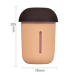 3 in 1 Multi-function USB Charge Mushroom Shape Electric Aroma Essential Ultrasonic Aromatherapy Cool Mist Humidifier with Extended USB Port