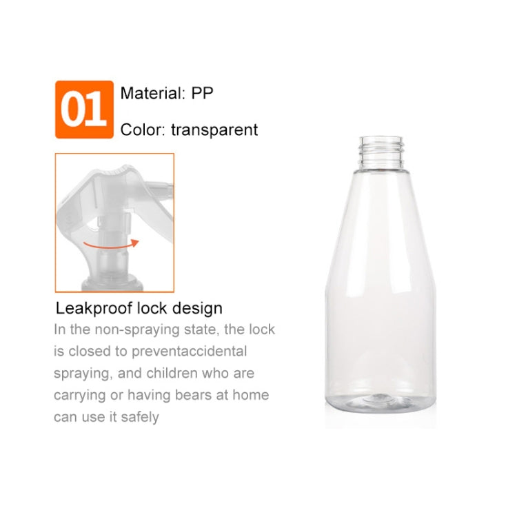 プラスチックスプレーボトル 漏れ防止 トリガースプレーヤー付き、200ml、200ml