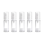 5個セット 携帯用エアレス真空ポンプボトル ファインミスト香水スプレーボトル 5ml、5ml