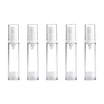 5個セット 携帯用エアレス真空ポンプボトル 微細ミスト香水スプレーボトル、10ml、10ml