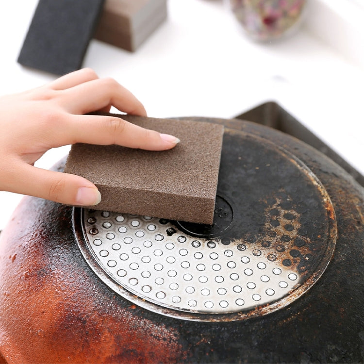 キッチン用エメリークリーナー 鍋の錆や焦げ汚れスポンジ除去ツール 10x7x2.5cm