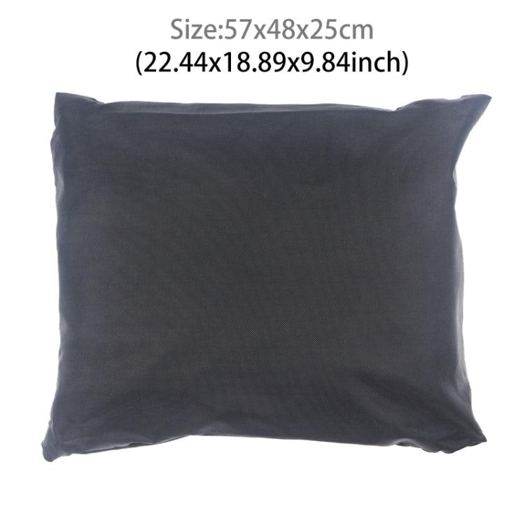UVカット 210Dオックスフォード布 折りたたみ式屋外パラソル傘保護カバー、サイズ: 57*48*25cm（ブラック）、サイズ: 57*48*25cm