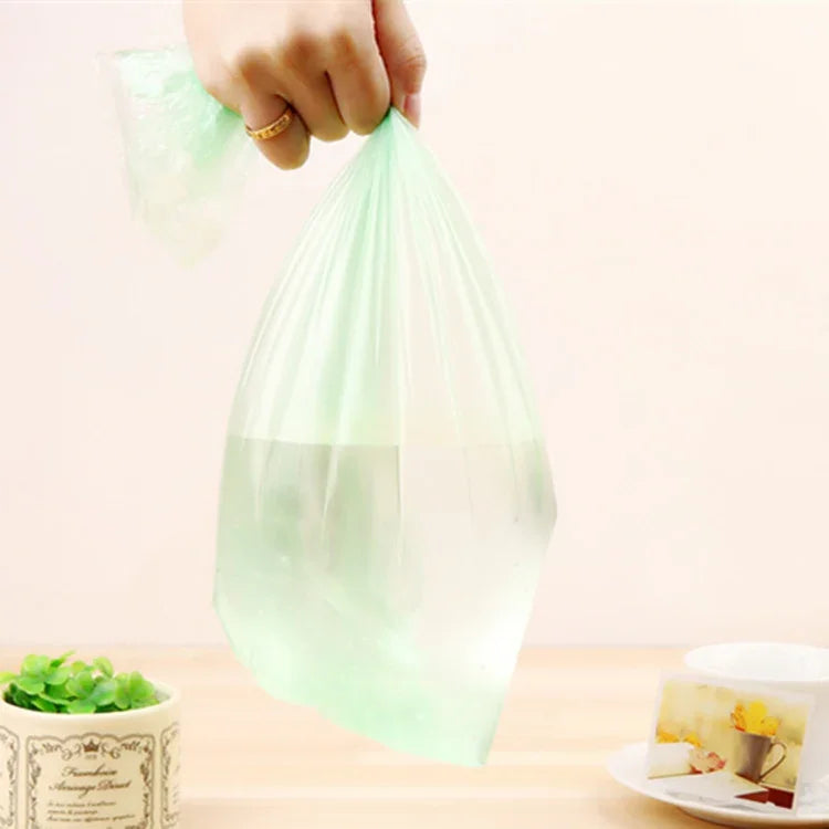 1ロール家庭用カラー厚手大型ゴミ袋（1ロールあたり30枚）、ランダムカラー配送、サイズ: 45*50cm、1ロールゴミ袋