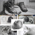 12本セット 描画・書き込み用スケッチ木製鉛筆 事前に削られた2Bアートグラファイト鉛筆、2B