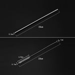 4 PCS Reusable Stainless Steel Drinking Straws + 1 x Cleaner Brush Set Kit, Straight