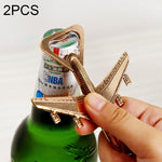 2個セット合金製飛行機デザインビールボトルオープナー 結婚式ギフトやパーティー用、飛行機モデル