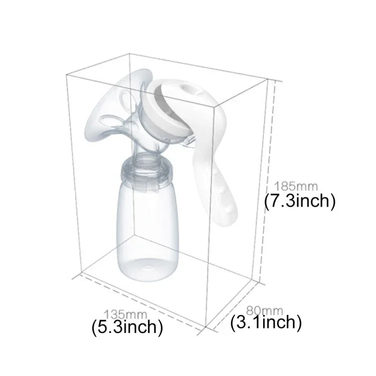 REAL BUBEE マタニティ製品 PP 手動搾乳器 ママ用、手動搾乳器