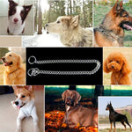 50cm x 4mm ペットPチェーン ペットカラー ペットネックストラップ 犬用ネックバンド スネークチェーン 犬用チェーン 犬用カラー、50cm x 4mm