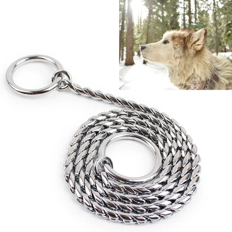 55cm  Pet P Chain Pet Collars Pet Neck Strap Dog Neckband Snake Chain Dog Chain Dog Collar, 55cm