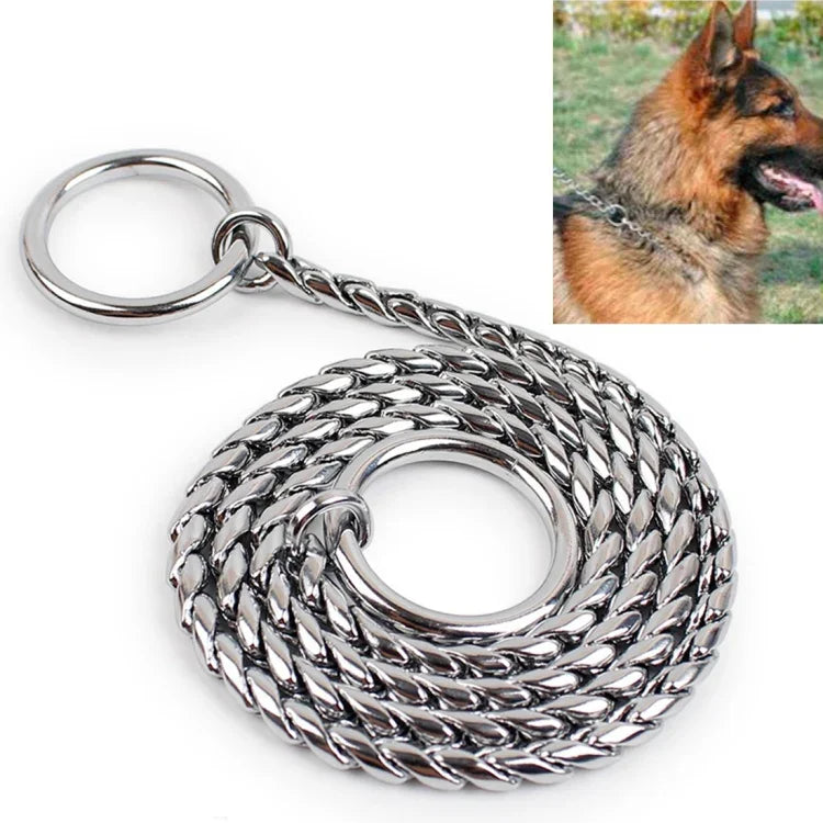65cm ペットPチェーン ペットカラー ペットネックストラップ 犬用ネックバンド スネークチェーン 犬用チェーン 犬用カラー、65cm