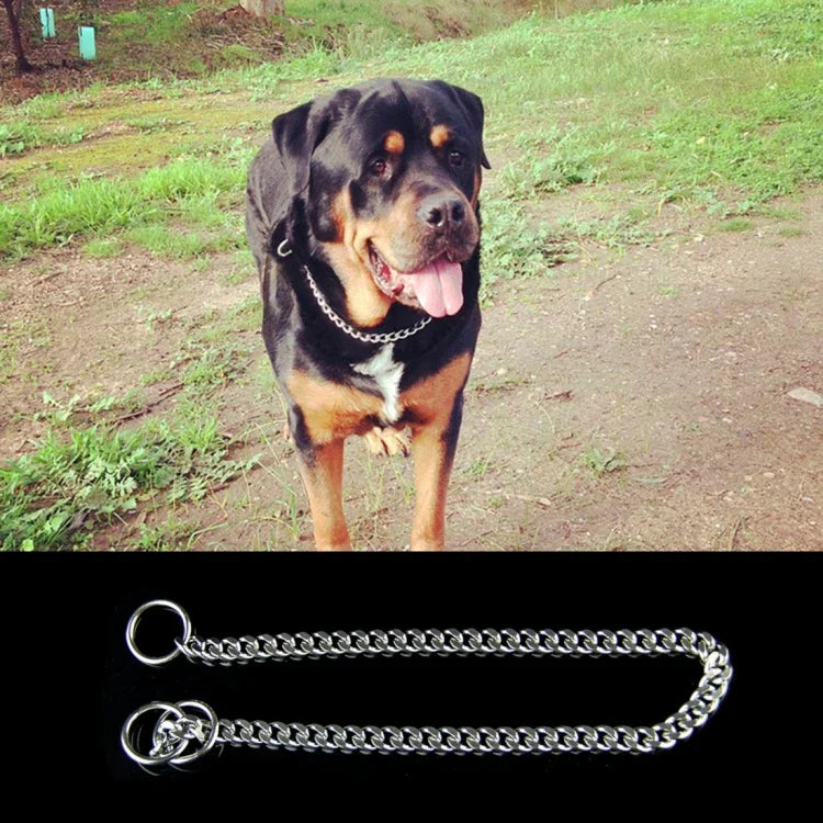 65cm ペットPチェーン ペットカラー ペットネックストラップ 犬用ネックバンド スネークチェーン 犬用チェーン 犬用カラー、65cm