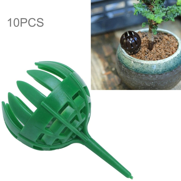 盆栽用園芸ツール 10個セット 盆栽肥料ボックス 大サイズ：5.5*4*4cm、サイズ：L 5.5*4*4cm、グリーン