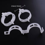 500個セット 25mm プラスチック固定タイクリップ 吊り下げクレーンフォルダ 蔓植物固定クリップ, 500個セット