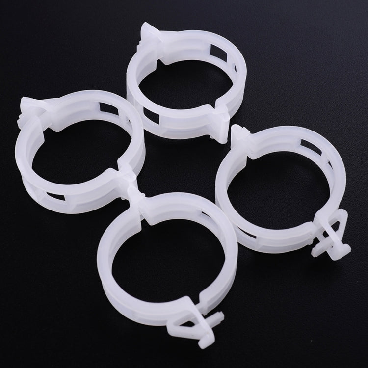 500個セット 25mm プラスチック固定タイクリップ 吊り下げクレーンフォルダ 蔓植物固定クリップ, 500個セット