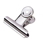 10pcs 50mm Silver Metal Stainless Steel Round Clip Notes Letter Paper Clip Office Bind Clip, 10PCS / 50mm