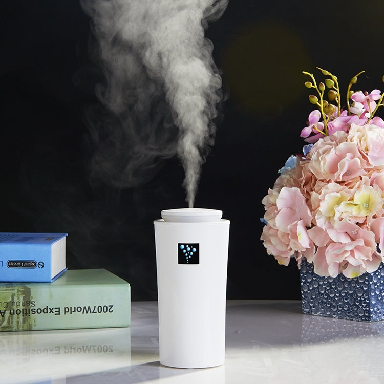 小型-3 2W 加湿器 湿度計 保湿器具 LEDナイトライト付き、水タンク容量: 260ml