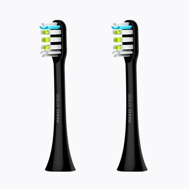 2個入り オリジナル Xiaomi Youpin 一般清掃用交換ブラシヘッド Xiaomi Soocare Sonic 電動歯ブラシ用（HC7711W） 一般清掃用ブラック