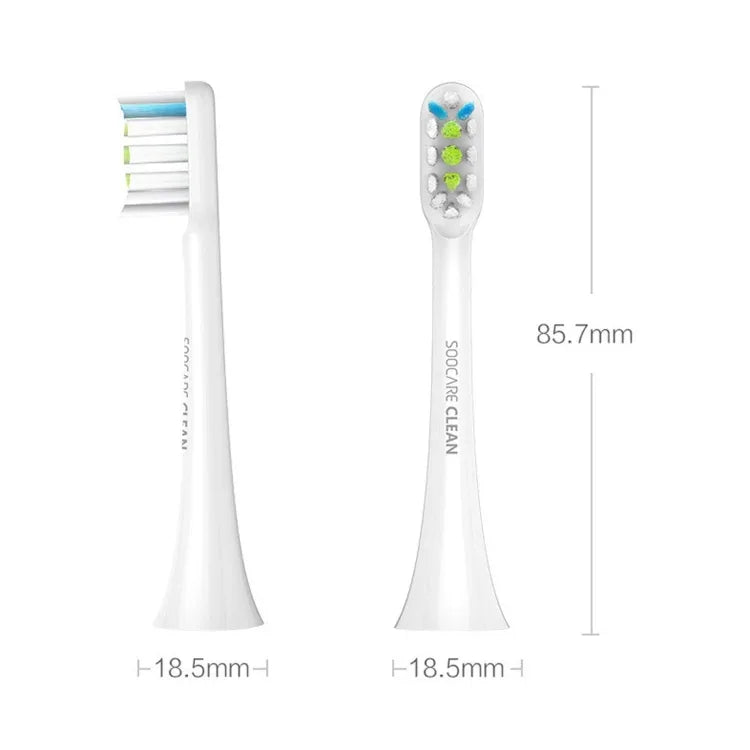 2個入り オリジナル Xiaomi Youpin 一般清掃用交換ブラシヘッド Xiaomi Soocare Sonic 電動歯ブラシ用（HC7711W） 一般清掃用ブラック