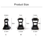 5ペア 耐久性のある滑り止めPVCストッパー 靴用ハイヒールカバー プロテクター、サイズ：S、ランダムカラー配送、サイズ：S