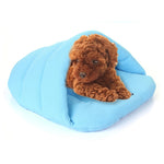 スリッパ型ポーラーフリース暖かく厚手のペット用犬猫ハウス サイズ: L, 58×68×32cm, サイズ: L