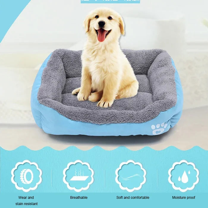 四季対応本物の暖かいペット用犬用犬舎マット テディポメラニアン犬用マット, サイズ: L, 66×50×14cm, サイズ: L